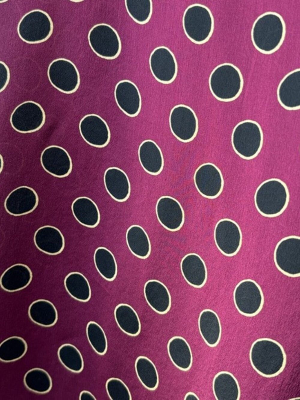Talbots Women's Sleeveless Tank Top Size 6 100% Silk Polka Dot Career Chic - Picture 4 of 7